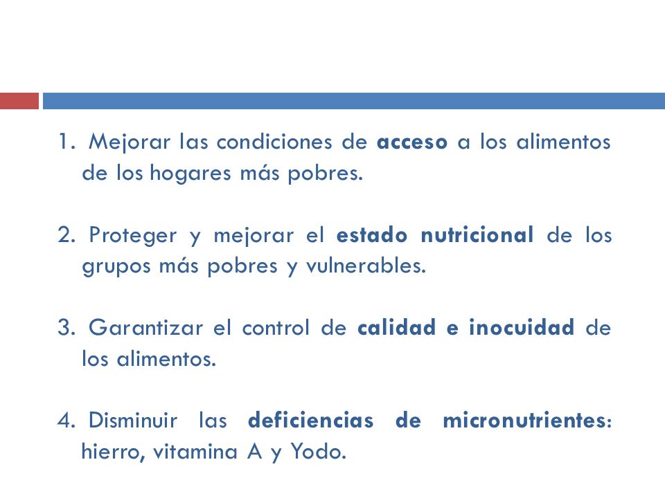 Mejorar las condiciones de acceso a los alimentos de los hogares más pobres.