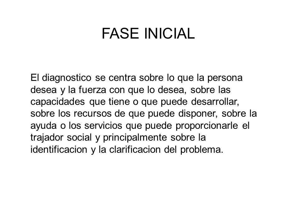 FASE INICIAL