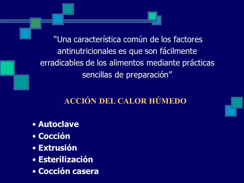 ACCIÓN DEL CALOR HÚMEDO