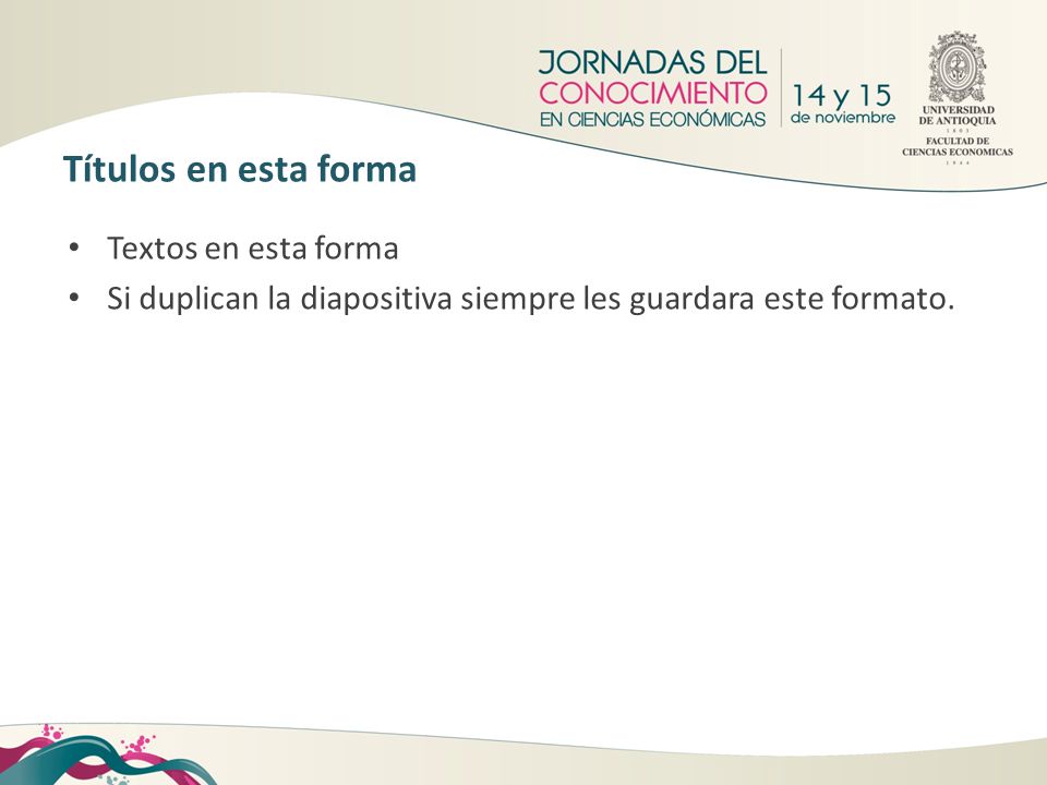 Títulos en esta forma Textos en esta forma