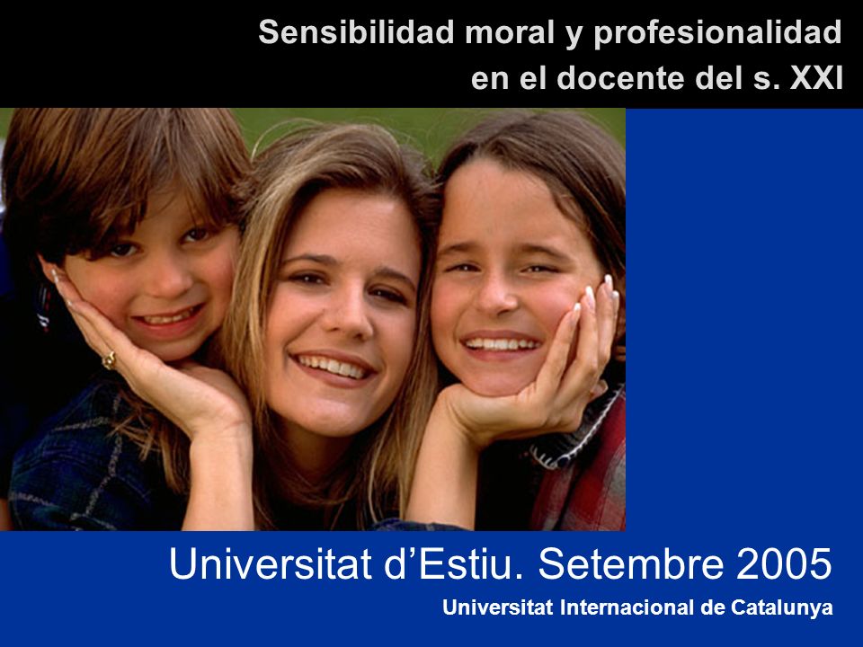 Sensibilidad moral y profesionalidad en el docente del s. XXI