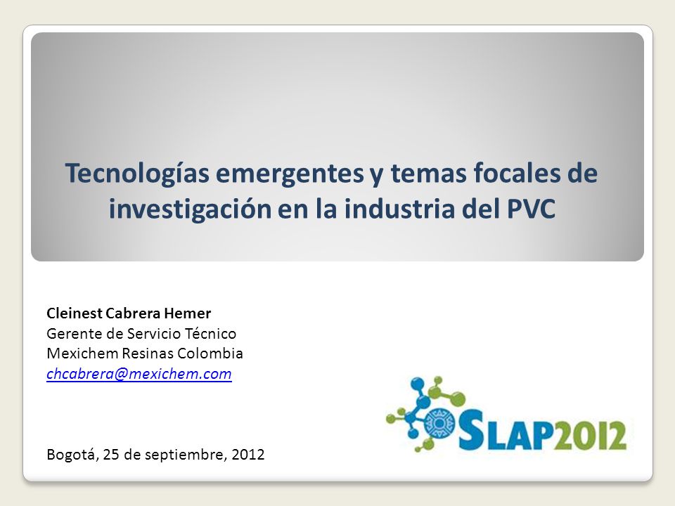Tecnologías emergentes y temas focales de investigación en la industria del PVC