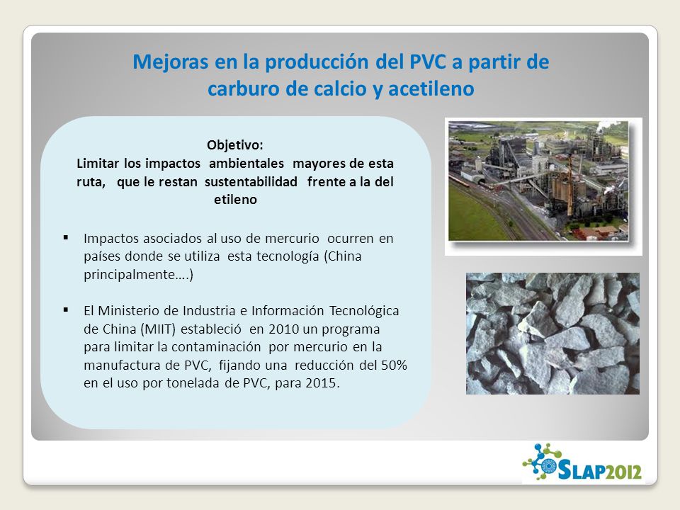 Mejoras en la producción del PVC a partir de carburo de calcio y acetileno