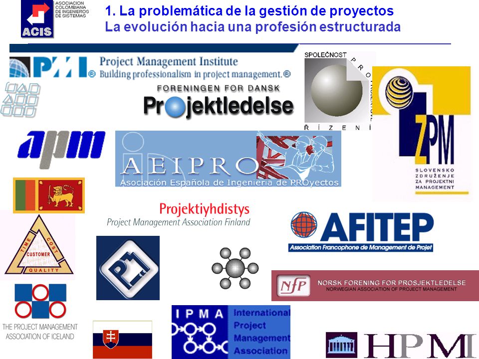 1. La problemática de la gestión de proyectos