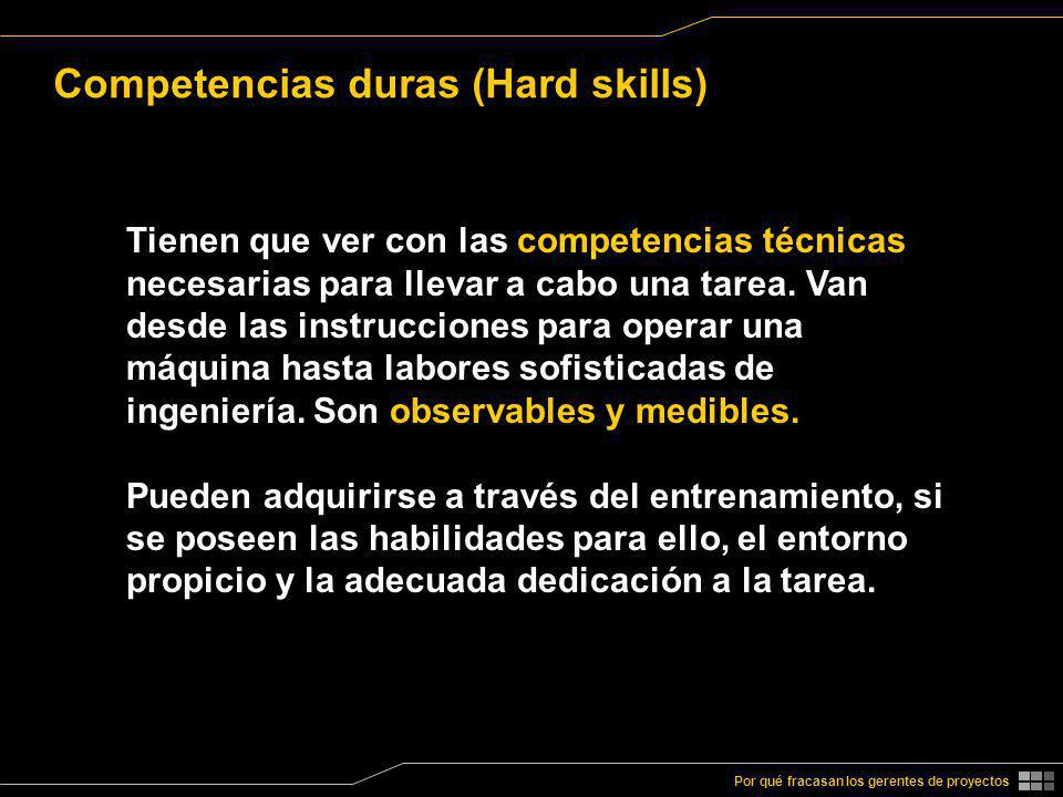 Competencias duras (Hard skills)