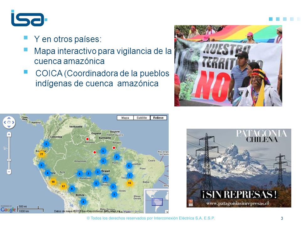 Y en otros países: Mapa interactivo para vigilancia de la cuenca amazónica.