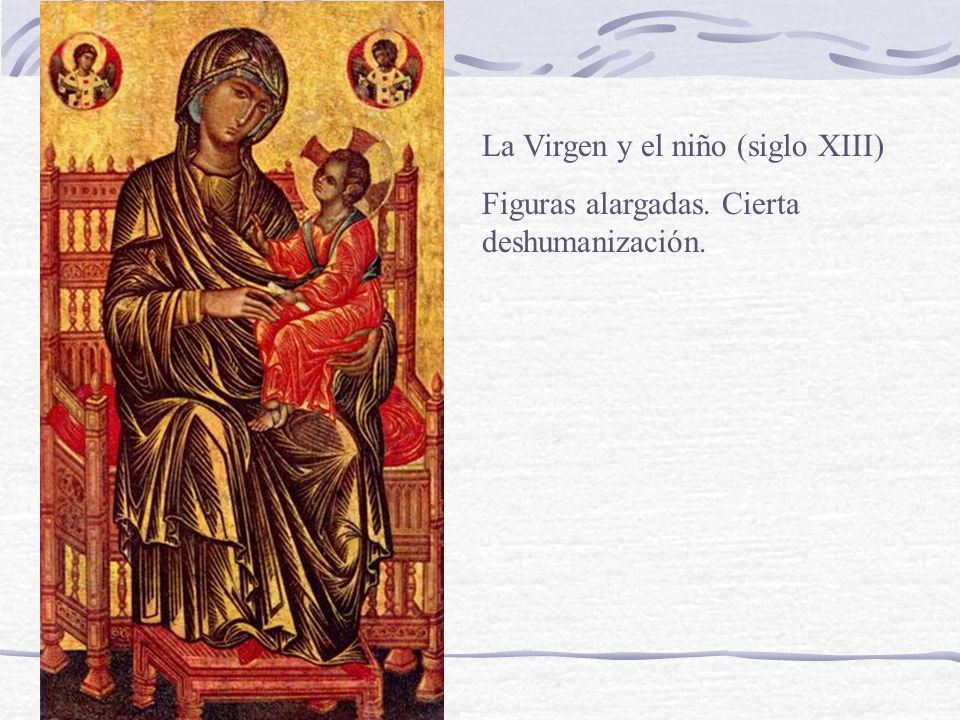 La Virgen y el niño (siglo XIII)