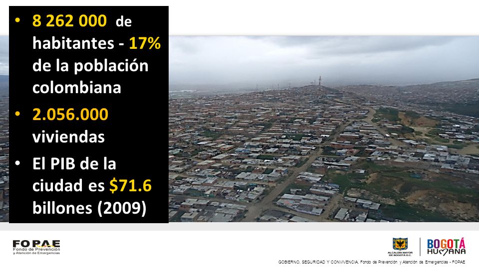 de habitantes - 17% de la población colombiana