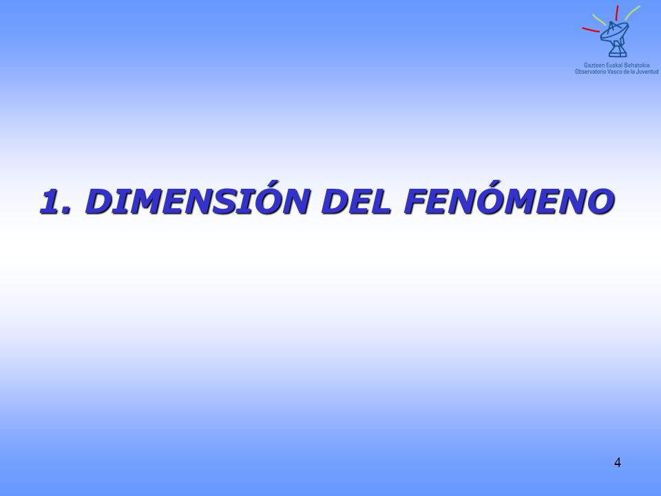 1. DIMENSIÓN DEL FENÓMENO