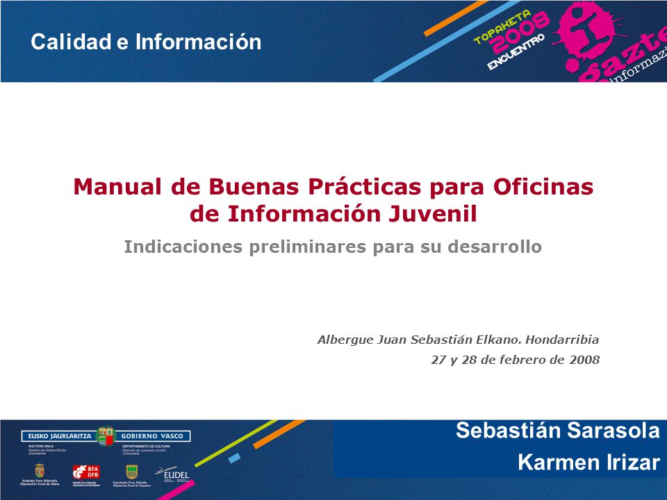 Manual de Buenas Prácticas para Oficinas de Información Juvenil