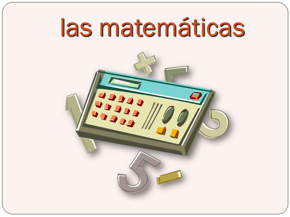las matemáticas Math