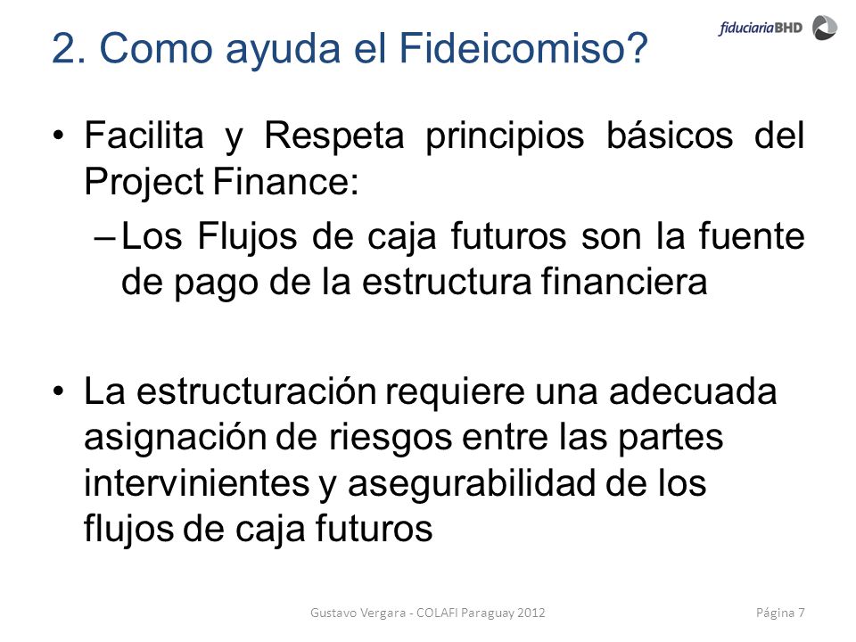 2. Como ayuda el Fideicomiso