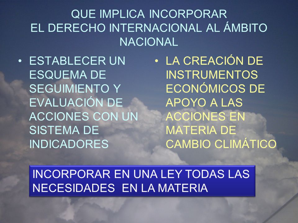 QUE IMPLICA INCORPORAR EL DERECHO INTERNACIONAL AL ÁMBITO NACIONAL