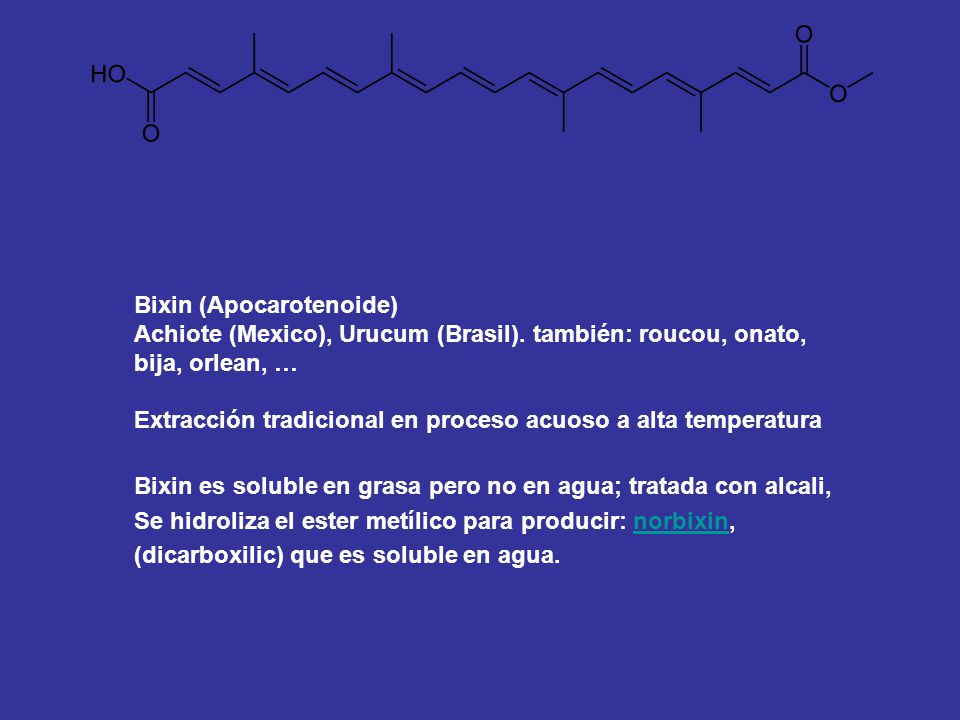 Bixin (Apocarotenoide)
