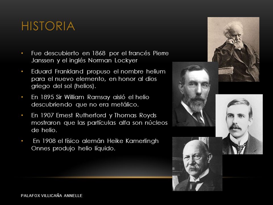 historia Fue descubierto en 1868 por el francés Pierre Janssen y el inglés Norman Lockyer.
