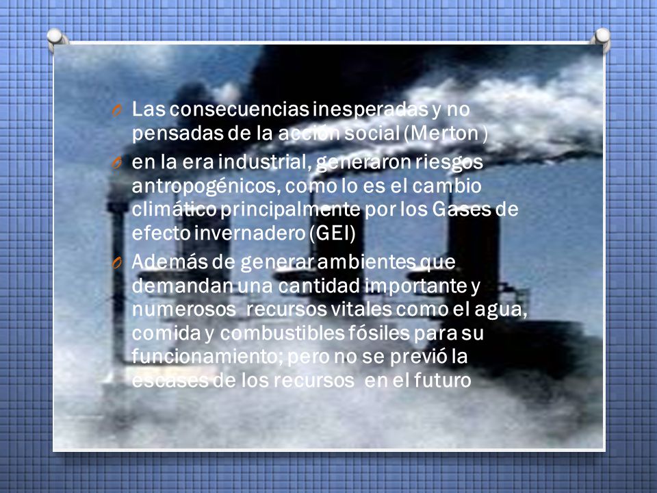 Las consecuencias inesperadas y no pensadas de la acción social (Merton )
