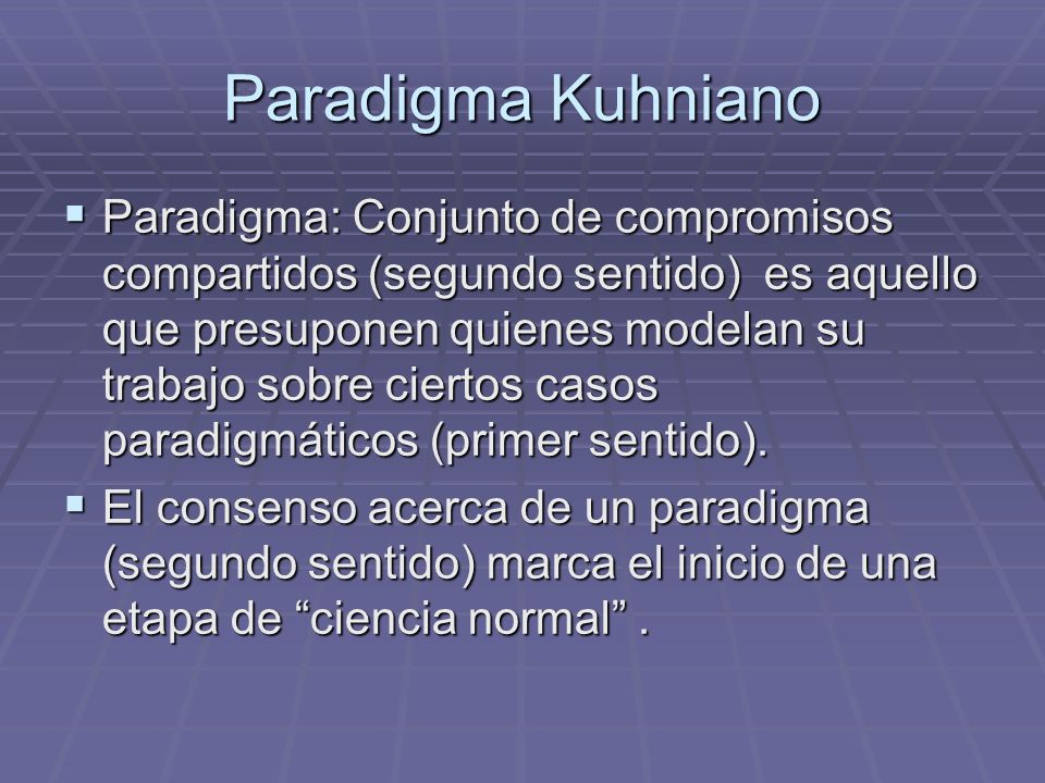 Paradigma Kuhniano