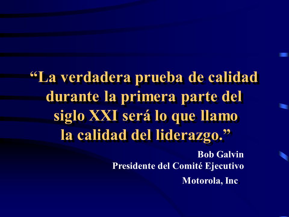 La verdadera prueba de calidad durante la primera parte del