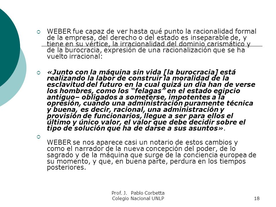 Prof. J. Pablo Corbetta Colegio Nacional UNLP