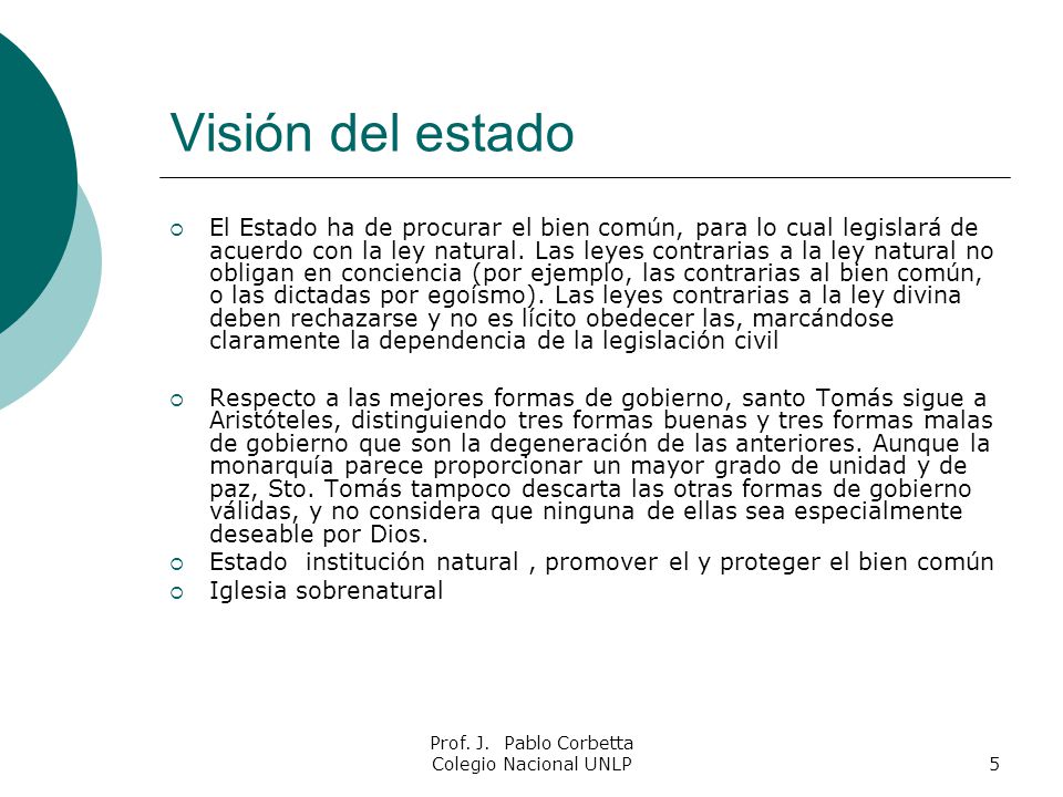 Prof. J. Pablo Corbetta Colegio Nacional UNLP