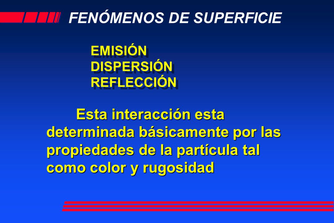 FENÓMENOS DE SUPERFICIE