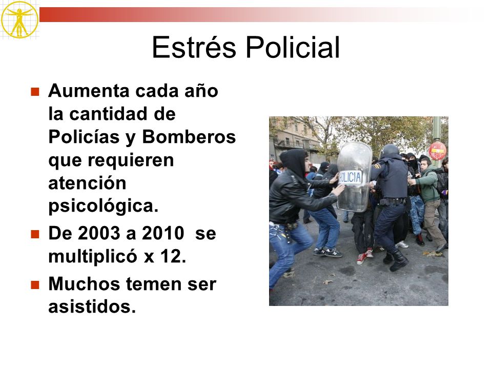 Estrés Policial Aumenta cada año la cantidad de Policías y Bomberos que requieren atención psicológica.