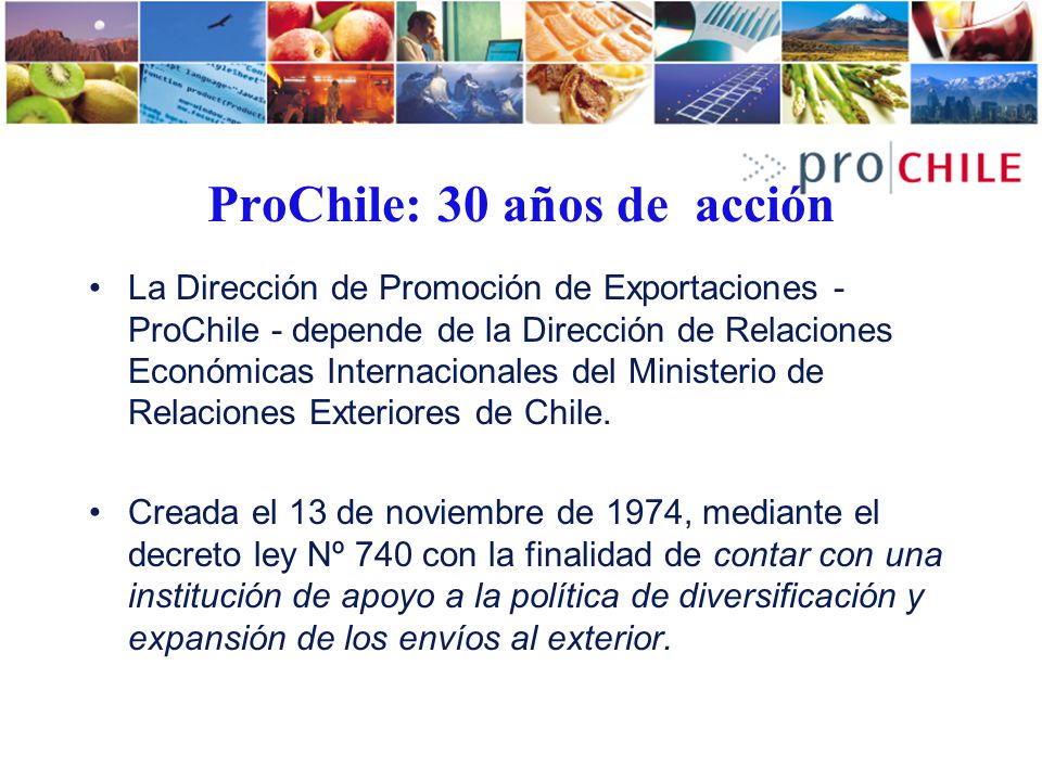 ProChile: 30 años de acción