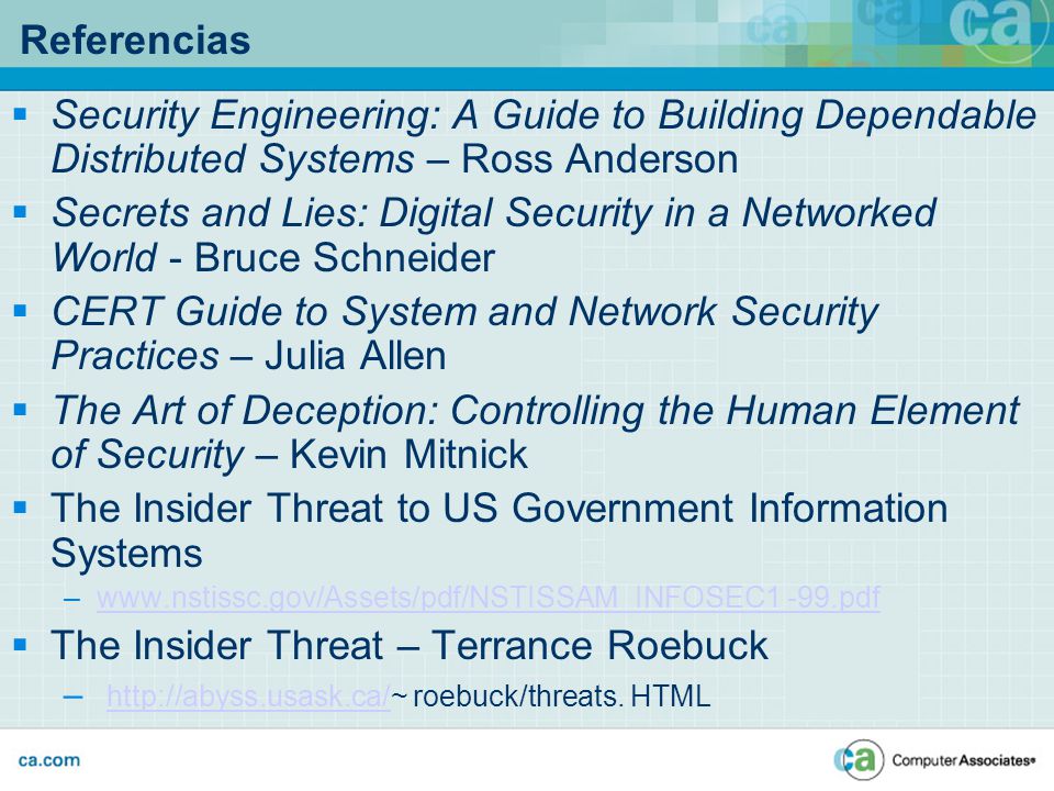 CERT Guide to System and Network Security Practices – Julia Allen