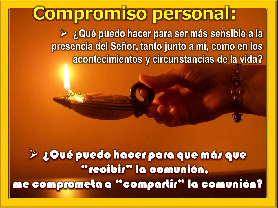 Compromiso personal: