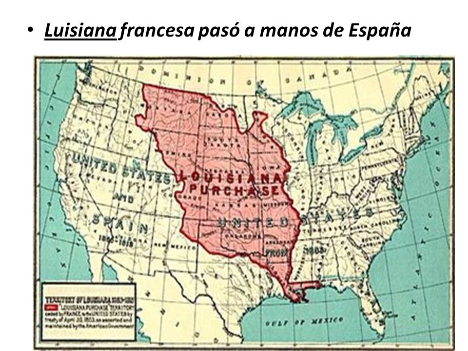 Luisiana francesa pasó a manos de España