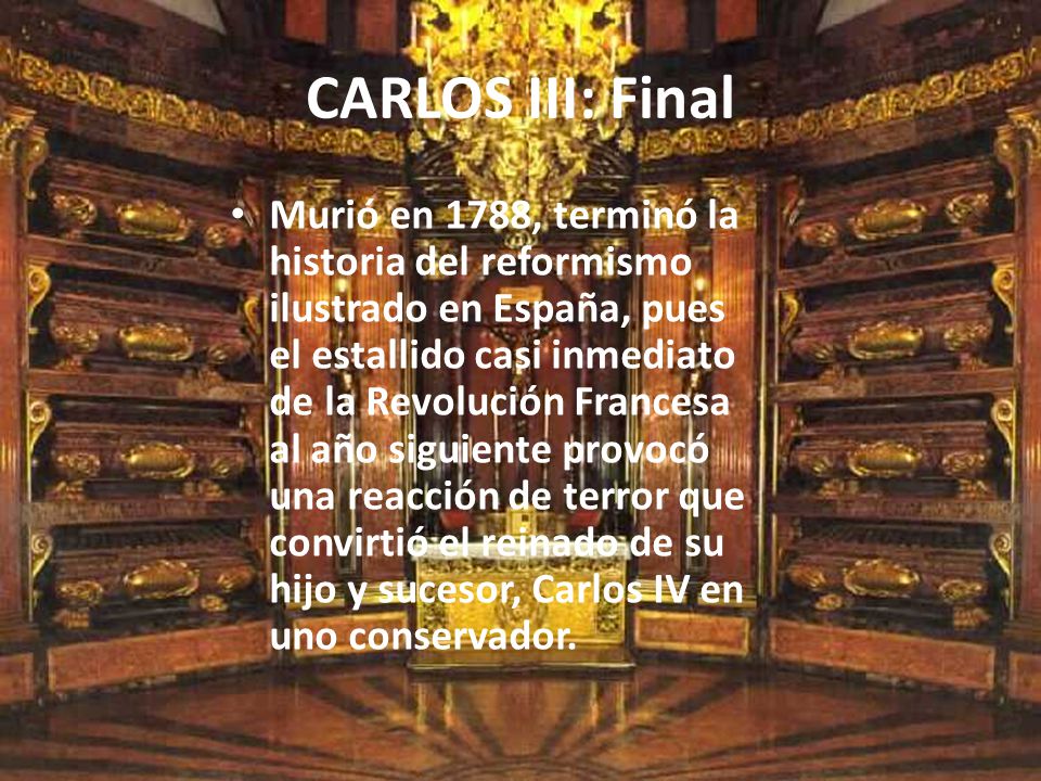 CARLOS III: Final