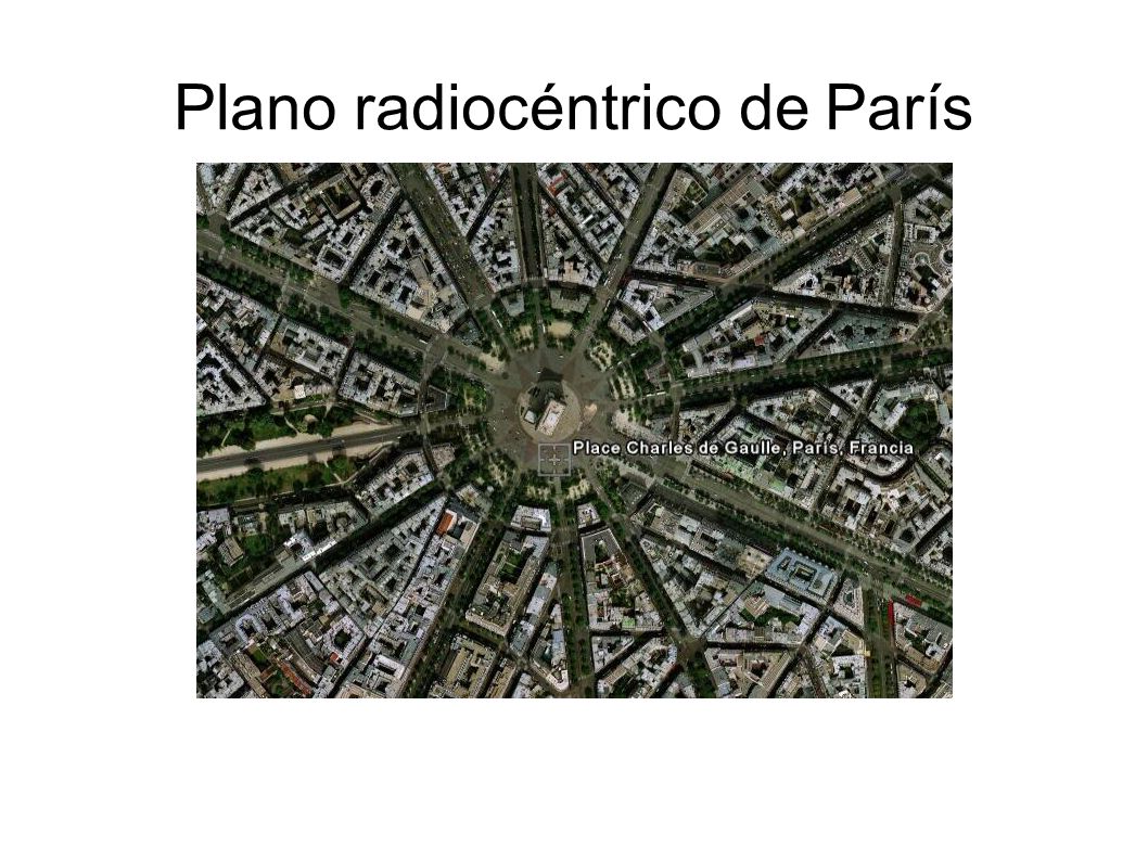Plano radiocéntrico de París