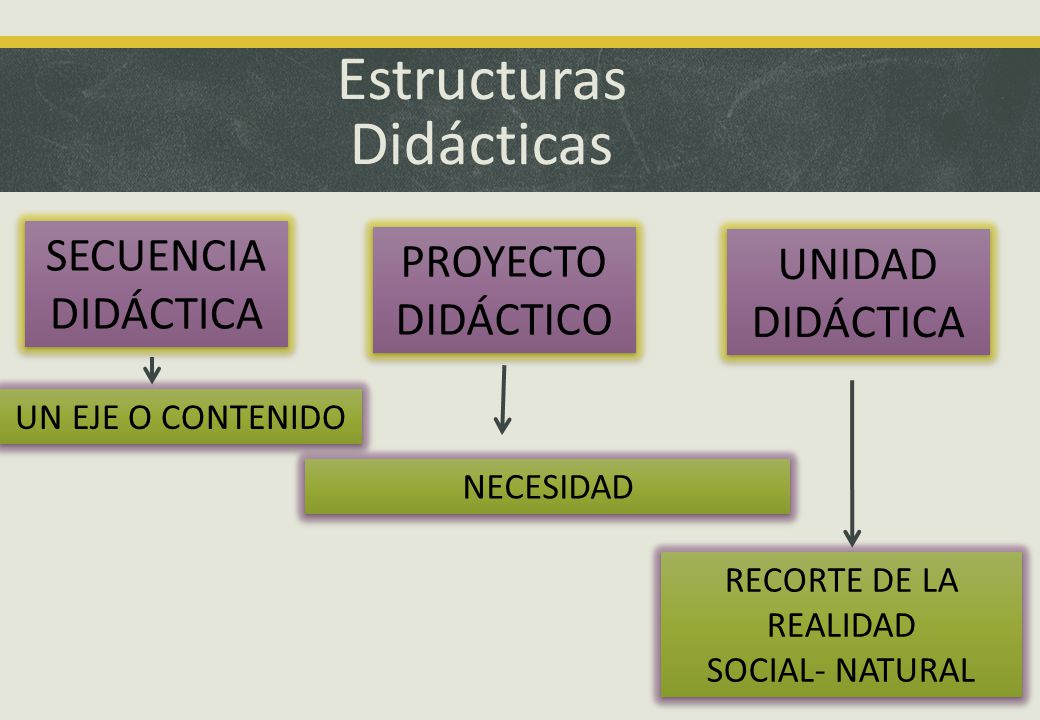 Estructuras Didácticas