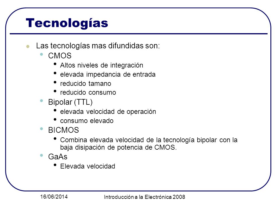 Introducción a la Electrónica 2008