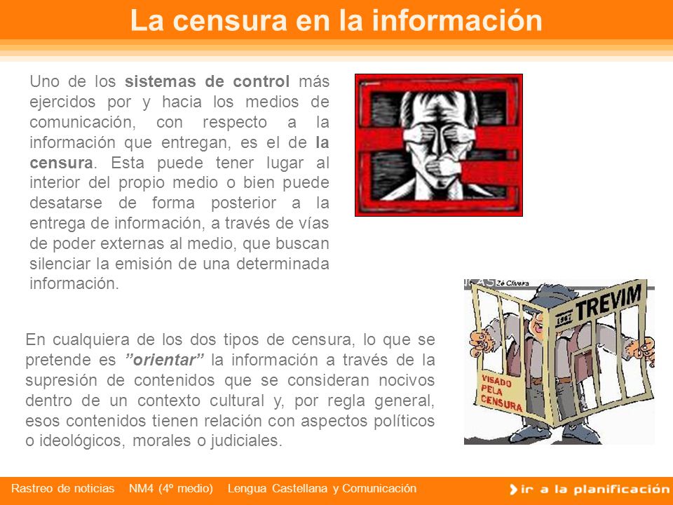 La censura en la información