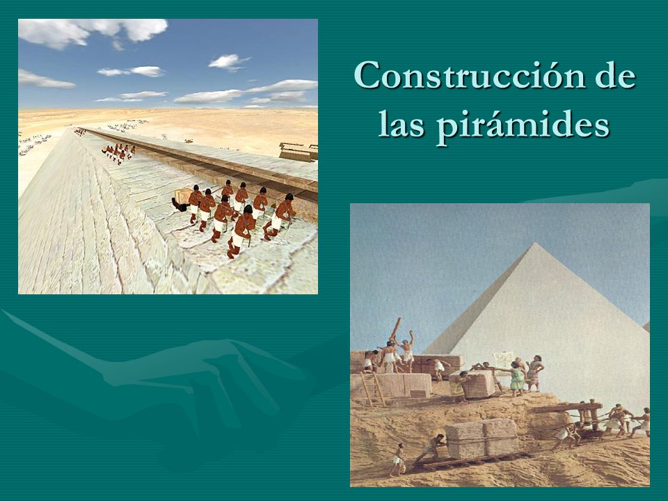 Construcción de las pirámides