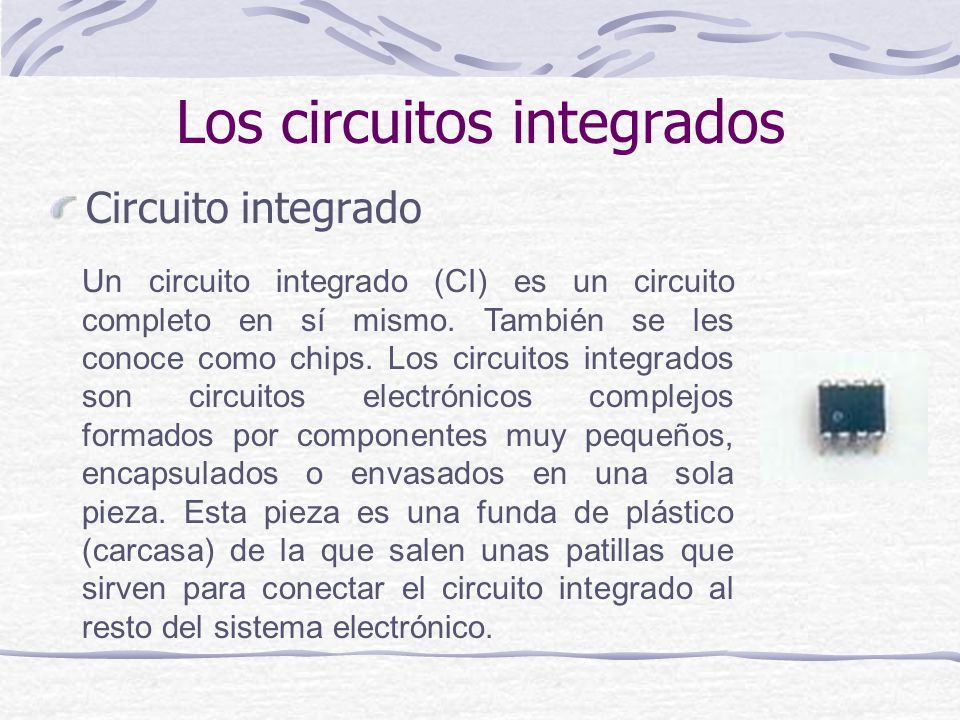 Los circuitos integrados