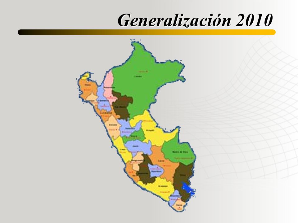 Generalización 2010