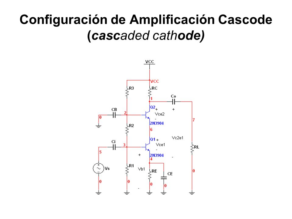 Configuración de Amplificación Cascode (cascaded cathode)