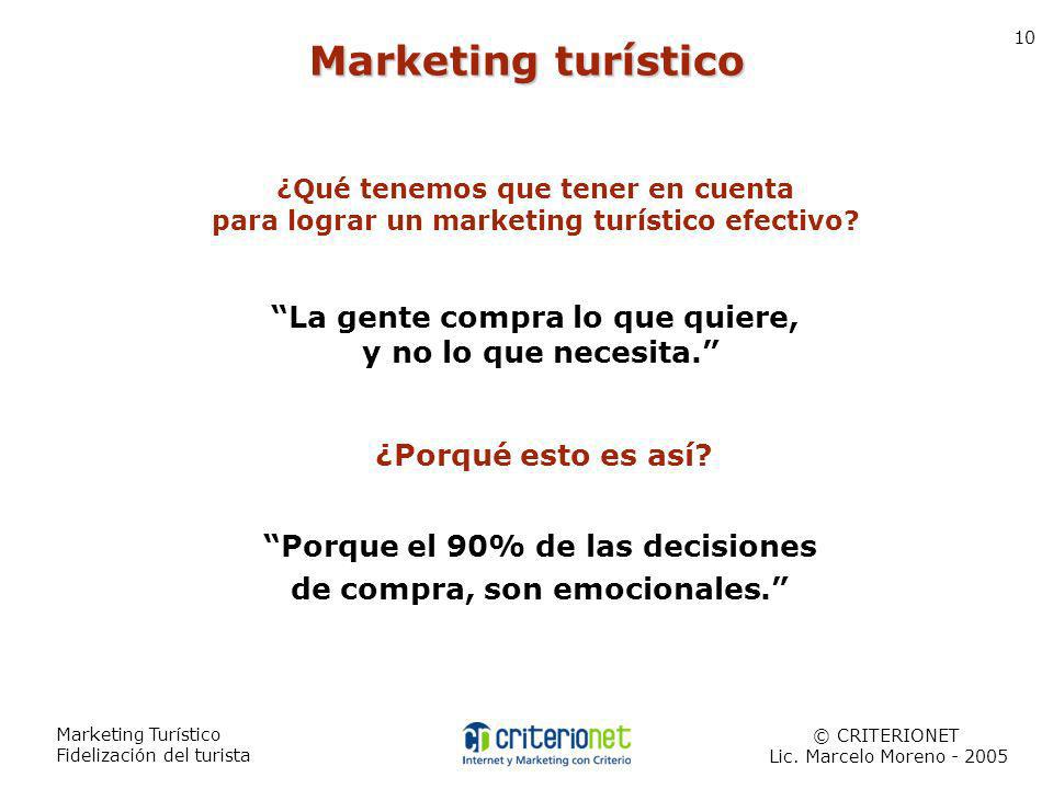 Porque el 90% de las decisiones de compra, son emocionales.