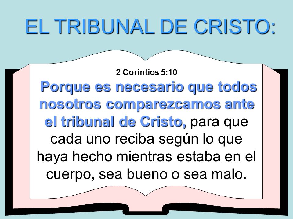 EL TRIBUNAL DE CRISTO: