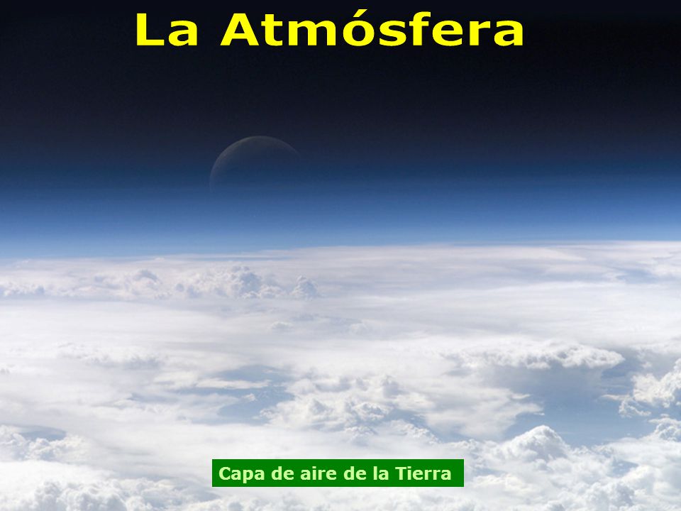 La Atmósfera Capa de aire de la Tierra