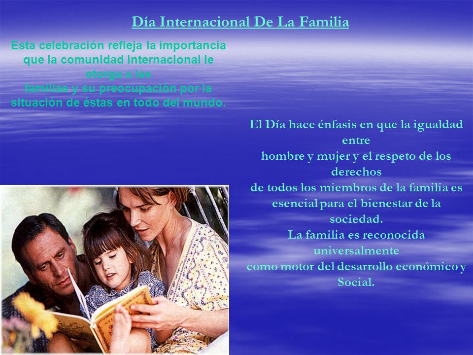 Día Internacional De La Familia