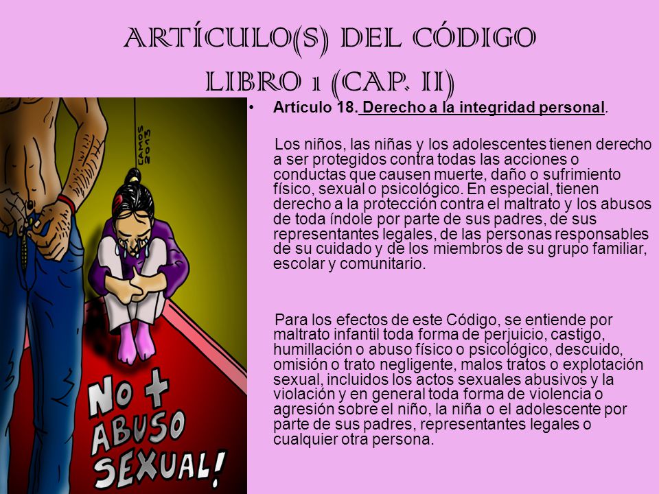 ARTÍCULO(S) DEL CÓDIGO LIBRO 1 (CAP. II)