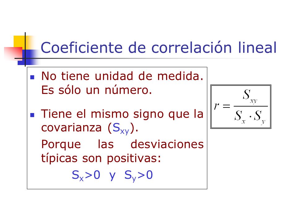 Coeficiente de correlación lineal
