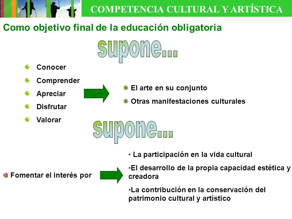 COMPETENCIA CULTURAL Y ARTÍSTICA
