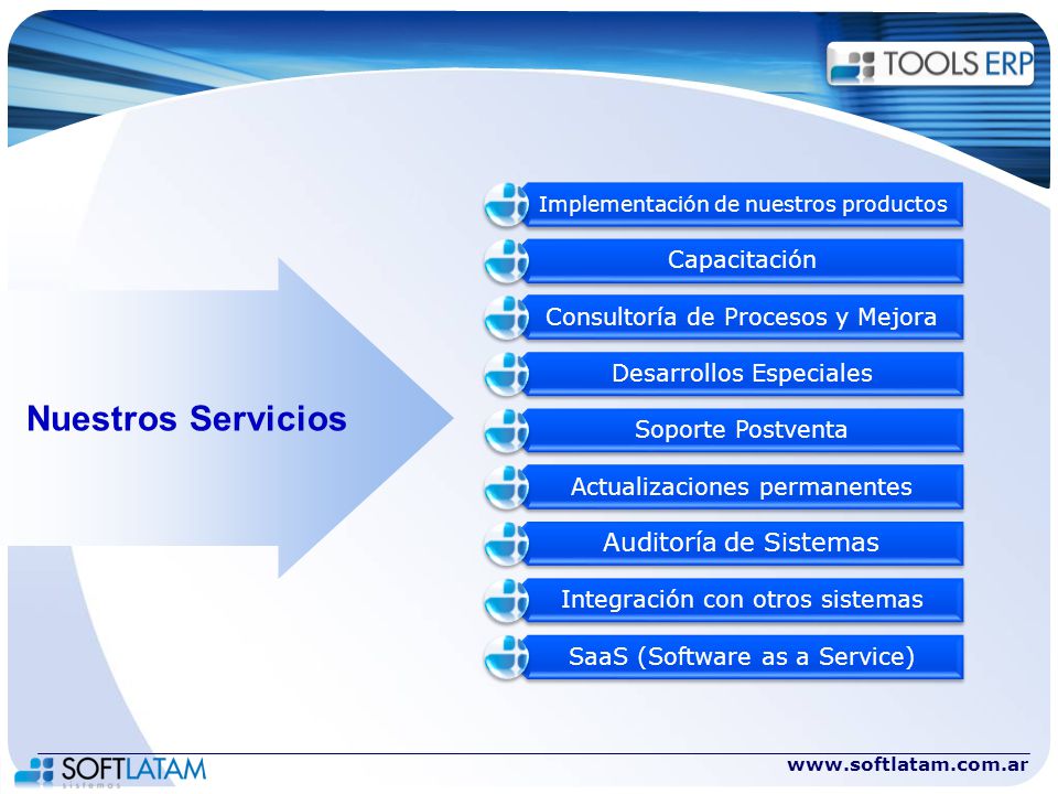 Nuestros Servicios Capacitación Consultoría de Procesos y Mejora