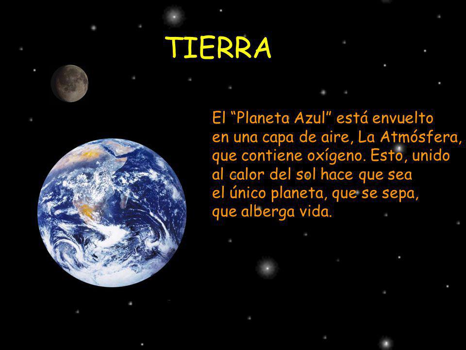 TIERRA El Planeta Azul está envuelto