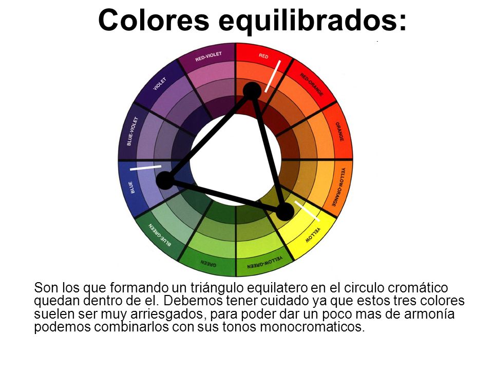 Colores equilibrados: