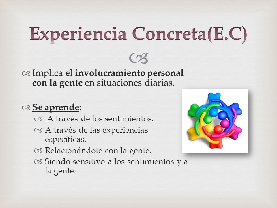 Experiencia Concreta(E.C)